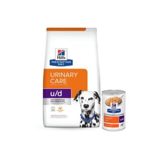 Kit Hill's Prescription Diet Ração Seca e Úmida u/d Urinary Care para Cães Adultos 3