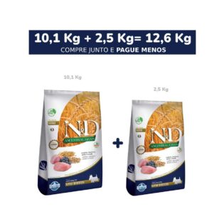 Ração Farmina N&D Ancestral Grain Cordeiro Cães Adultos Raças Pequenas Frango 12