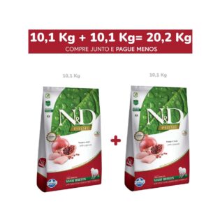 Ração Farmina N&D Prime Frango e Romã Cães Adultos Raças Grandes Frango 20