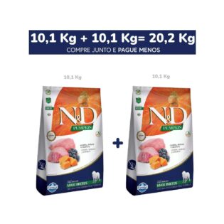 Ração Farmina N&D Pumpkin Carnes Nobres Cordeiro para Cães Adultos de Raças Grandes Cordeiro Vegetais 20