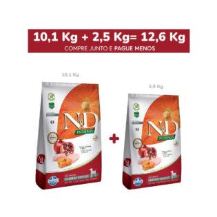 Ração Farmina N&D Pumpkin Frango para Cães Adultos de Raças Médias Frango Vegetais 12