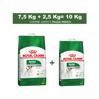 Ração Royal Canin Mini Adult para Cães Adultos de Raças Pequenas com 10 Meses ou mais de Idade Frango 10 kg