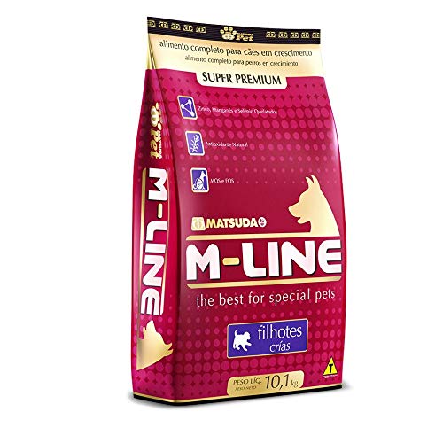 Ração Super Premium para Cães Filhotes M-Line, 10,1kg