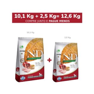 Ração Farmina N&D Ancestral Grain Frango Cães Adultos Raças Médias Frango 12