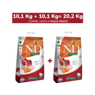 Ração Farmina N&D Pumpkin Frango para Cães Adultos de Raças Grandes Frango Vegetais 20