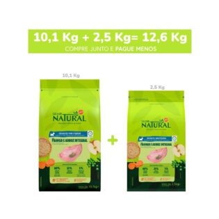 Ração Guabi Natural Frango e Arroz Integral para Cães Adultos Raças Mini e Pequena Frango Cereais 12