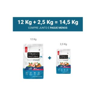 Ração Seca Fórmula Natural Fresh Meat Cães Sênior Raças Médias e Grandes Frango 14