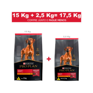 Ração Seca Nestlé Purina Pro Plan Frango Cães Adultos Raças Grandes Frango Cereais 17