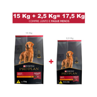 Ração Seca Nestlé Purina Pro Plan Frango Cães Adultos Raças Médias Frango Cereais 17